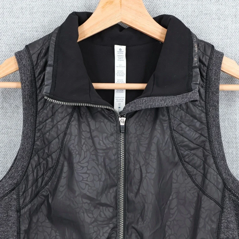Lululemon Rebel Runner Vest Petal Camo‎ Embossed Black Athletica Athleisure Run